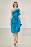 Cascading Ruffled Dress