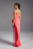 Strapless Gown with Structured Bust