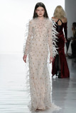 Feather and Roby Crystal Gown