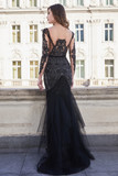 Embroidered Chantilly Lace Evening Gown