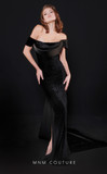 Velvet and Satin Gown