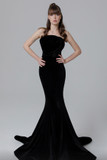 Fitted Mermaid Strapless Gown