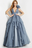 Sleeveless Layered Ball Gown