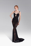 Sheer Lace Mermaid Gown