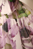Strapless Top with Chiffon Skirt