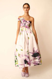 Strapless Top with Mikado Skirt