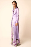 Satin Shirt & Georgette Trousers