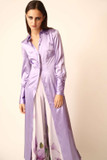 Satin Shirt & Georgette Trousers