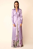 Satin Shirt & Georgette Trousers