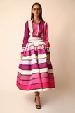 Long Sleeve Shirt and Mikado Skirt