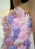 Applique Feather Gown