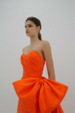 Strapless Side Bow Gown