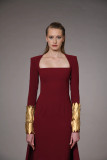 Feather Detailed Dress