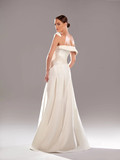 One-Shoulder Beaded Gown