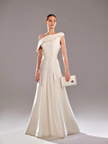 One-Shoulder Beaded Gown