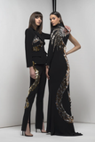 R-Embroidered Four  Gown