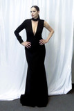 R-Embroidered Four  Gown
