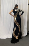 R-Embroidered Four  Gown