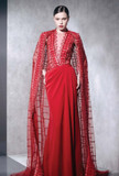 Cape Sleeve Gown