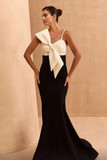 Sleeveless Gown with Sculpted Bow