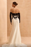 Embellished Bodice Strapless Gown