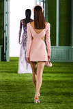 Off Shoulder Envelope Tweed Dress