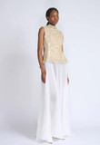 Crystal Top with Chiffon Gown