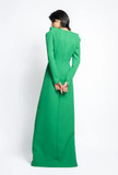 Crystal Embroidery Cady Gown