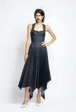 Supima Pleated Denim Dress