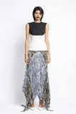 Cady Top with Jacquard Skirt