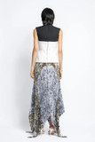Cady Top with Jacquard Skirt