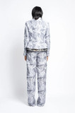 Jacquard Organza Top, Trousers and Jacket