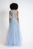 Starburst Embroidered Gown