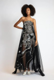 Rhyme Embroidered Tulle Gown