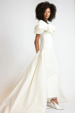 Faille Gown with Train