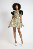 Marble Jacquard Mini Dress