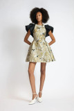 Marble Jacquard Mini Dress