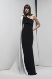 Isabel Sanchis One Shoulder Askeville Gown 10