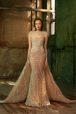 Embroidered Heart -Gown
