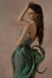 Sculpted Back-Strapless Gown