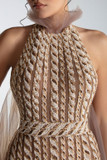 Gown with Cape Train