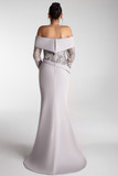 Embroidered-Crepe-Gown