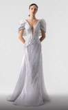 Silver Sculpted Gown