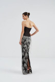 Mikado Beaded Fringe Dress