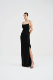 Sleeveless Lace-Up Back Dress