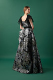 Square Patterned Gown
