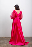 Bell Sleeve Mikado Gown