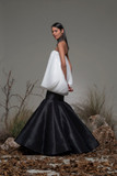 Bolsena Strapless Trumpet Gown