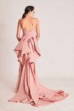 Strapless Ruched Gown