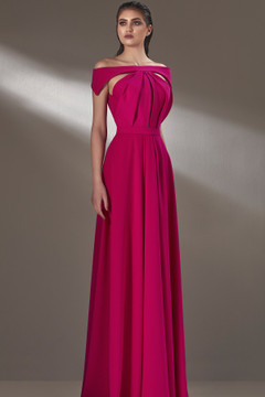 Cut-Out Off Shoulder Gown Cut-Out Off Shoulder Gown
